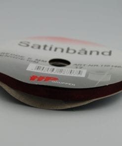 Satinband vinröd 6mm