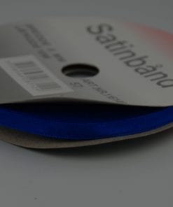 Blå satinband