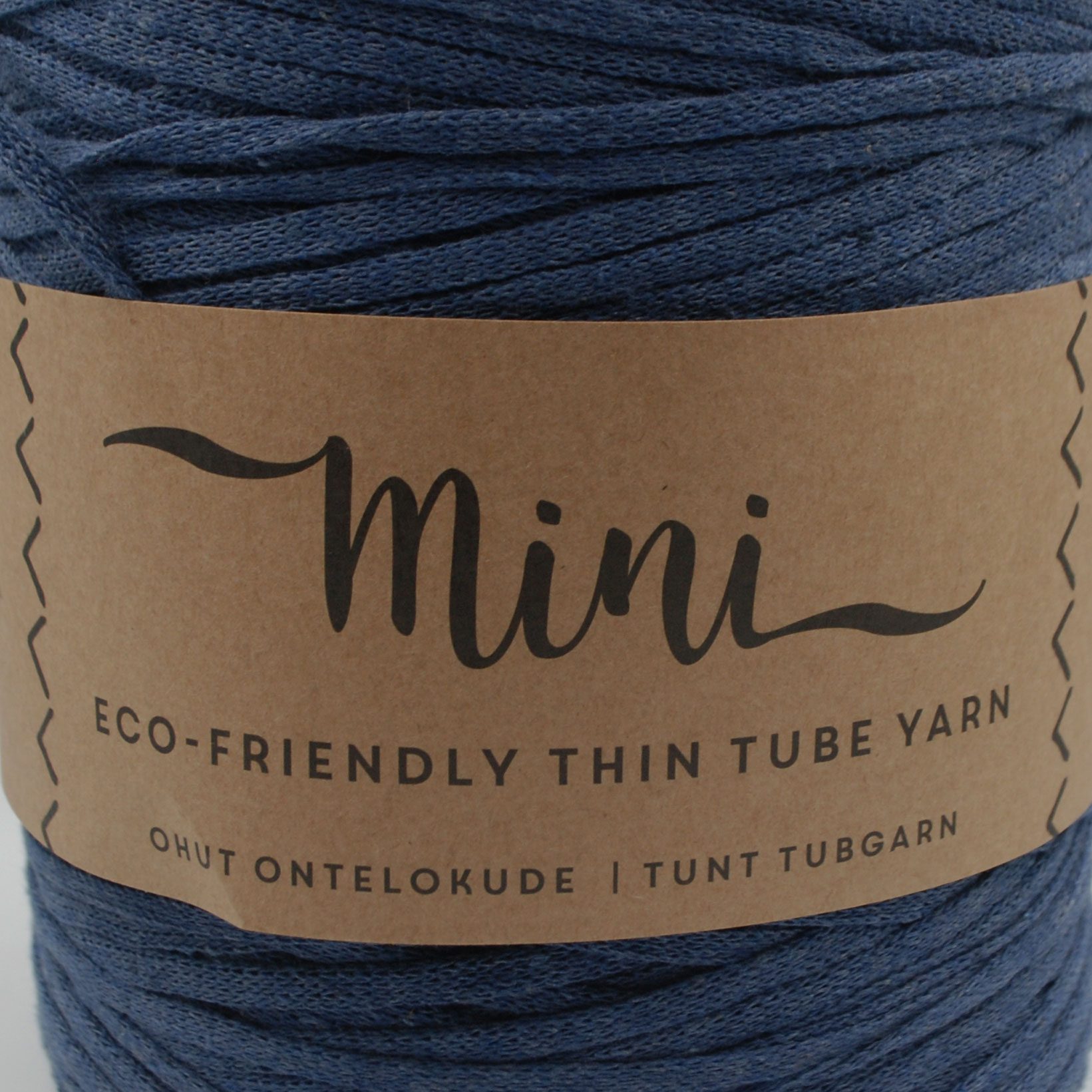 Mini tubgarn blågrå färg 19.