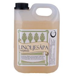 Linoljesåpa Vaniljblom 2,5 liter.
